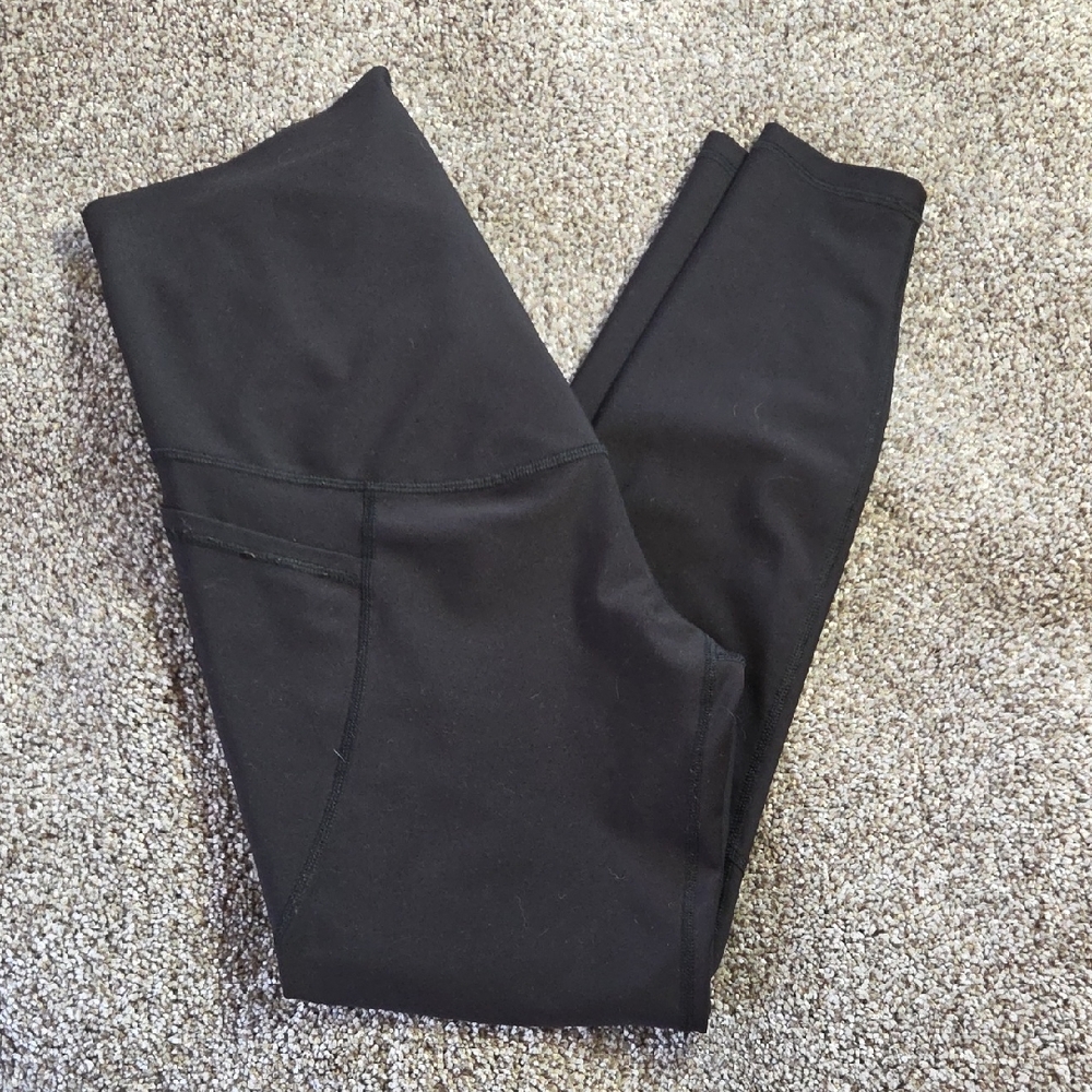 Old Navy Active Powersoft High Rise Leggings Go Dry Womens Size Small Black